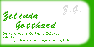 zelinda gotthard business card